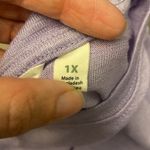 Earth Yoga soft‎ lilac blouse size 1X Purple Photo 3