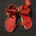 Anthropologie Silent D Women's Orange Sandals Size 8 Photo 7
