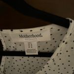 Motherhood  Maternity Asymmetrical White Blouse Photo 2