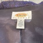 Talbots  Skirt Jacket Suit Size 8 Petite Purple Boucle Nubby Tweed Wool Mohair Photo 6