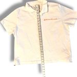 BOGNER FIRE AND ICE XL White Stretch Cotton Short Sleeve Polo Shirt Navy Trim Photo 3