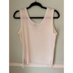 Misook  Tank Top Womens M White Sleeveless Knit Pullover Classic Shell Shirt Photo 2