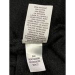 Nordstrom Black Long Sleeve Draped Shoulder Top Women’s Size M Soft Stretch Knit Photo 8