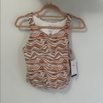 Nike  Yoga Dri-Fit Luxe Tank Top Dark Russet/White Photo 2