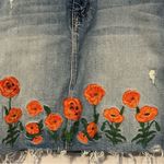 Mother Superior High Waisted Straight A Fray Quite Contrary Skirt Size 28‎ Blue Photo 6