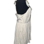 Audrey Parks for Francescas Cream Linen Blend Mini Dress Size L Preppy Rush Size L Photo 1