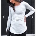 PEACH Asado Sweater‎ Knit Light Blue Long Sleeve L NWT Size L Photo 3