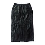 Vintage Winlit Leather Pencil Skirt Black Size 8 Photo 4