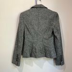 EXPRESS Gray Wool Blend Blazer Career Y2K Cropped Jacket Size 4 Photo 1