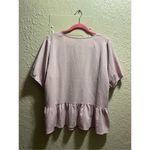 Nine West V-Neck Short Sleeve Blouse Woman’s Size XL Photo 5