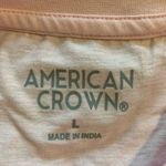 American Crown Pink Graphic Tee Tired as A Mother Queen Crown Shirt Large NWT Photo 3