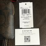Coach $88 Retail NWT Brown and Red Wristlet Photo 7