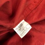 Antonio Melani Burnt Orange cotton coquette ruffle belted tie back shirt top blouse button front 3/4 sleeve-boho, offie siren core, preppy, lolita, modest Size L-measurement in pics Excellent condition Photo 5