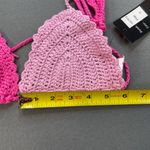 Hot & Delicious  Crochet Bathing Suit top and Skirt‎ size Small, New With Tag Photo 3