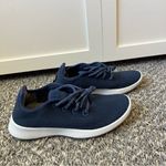 Allbirds  Women’s Tree Runner Marine‎ Blue Knit Sneakers Size 6 Photo 2