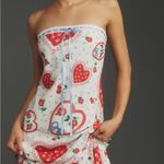 For Love & Lemons  Daisy Mae Strapless Midi Dress size large Photo 2