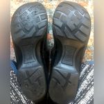 B.O.C. Born Black Gray Faux Leather Croc Reptile Closed Back Clogs Women's 10 Photo 4