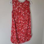 BeachLunchLounge  Red Floral Shirt Dress Photo 3