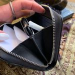 Kate Spade Authentic Glitter Leather bow w crystal zip around wallet Photo 6