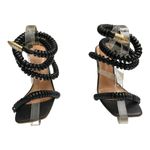 Bo Lilan stylish Black phone cord 4.5" heels, size ( 36 ) 5.5 Photo 8