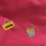 TIANNI Summer Themed Pink Embroidered Purse Photo 3