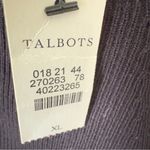 Talbots  Knit Jersey Black XL Light Flare Pull On Skirt NWT Photo 5