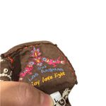 Johnny Was Brown Embroidered Boho Tunic Dress Long Sleeve Size L Photo 1