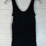 Bebe black compression tank top size M nylon spandex logo Photo 0