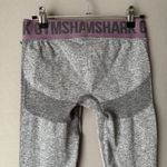 Gymshark  sz XS gray purple‎ yoga fitness leggings Photo 2
