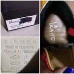 LA DOVITCH MADE IN PORTUGAL RED AND GOLD LEATHER HIGH TOP SNEAKERS (7) Photo 11