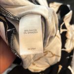 J.Jill Black White long maxi skirt flowy floral tan neutral minimalist womens XL Photo 4