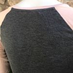 Derek Lam 10 Crosby  Gray Pink Viscose Logo Short Sleeve Shirt Women's Size S Photo 5