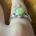 Natural Connemara Marble Sterling Silver Claddagh Ring Size 10 Photo 1