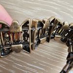 Liz Claiborne Vintage Green Rhinestone Stretch Bracelet Photo 4