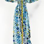 Trina Turk Ogee Maxi Dress Swim Cover Kasbah Caftan XS Lightweight Resort Photo 10