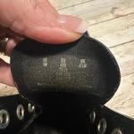 DKNY  Tibby Combat Boot Women's SZ 9 Black Patent Leather Rubber Waterproof Rain Photo 6