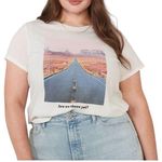 Old Navy  “Are We There Yet?” Graphic T-Shirt Tee with Road Print M Photo 0