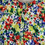 CAbi  5261 Floral Print Romper Sleeveless Drawstring Waist Casual Summer Size Med Photo 8