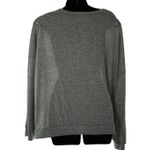 Acemi  relaxed large gray crewneck long sleeve lightweight sweatshirt Photo 1