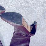 Ann Taylor knee high brown heeled boots size 8 Photo 4