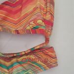 O'Neill  New Multicolor Chevron Print Halter Top with Cheeky Bikini Bottom Set A5 Photo 5