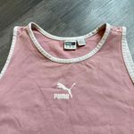 Puma  Classic Crop Top Pink White XL Sporty Athleisure Photo 3
