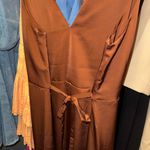 Old Navy  Midi Dress brown sleeveless  Photo 4
