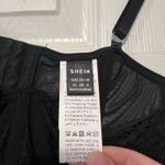 SheIn Corset Top Black Lace Photo 2