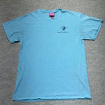 Simply Southern  Collection Womens Medium Blue Turtle T Shirt Beach Ocean‎ Photo 0