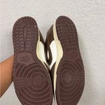 Nike  Men's Chocolate Brown and White Sneakers Photo 4