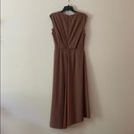 System unbalanced dress. S Brown Photo 4
