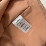 Lulus  Dress Maxi Its Fate Satin Sleeveless Halter Party Cocktail Nude Neutral Photo 9