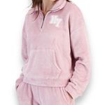 Hippie Rose NWT  Juniors' Super Soft Quarter-Zip Pullover NY Sweatshirt pink S Photo 0