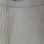 Ralph Lauren LAUREN  CREAM THICK CABLE KNIT V NECK 100% COTTON SWEATER SMALL Photo 6